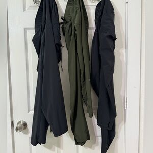 All In Motion Joggers Black and Green